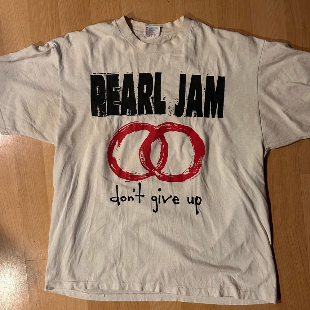 Pearl Jam Vintage 1992 Don’t Give Up - European Tour XL shirt